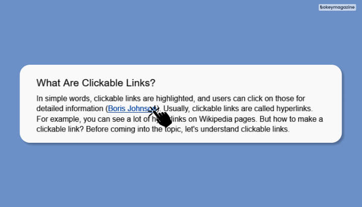 What Are Clickable Links