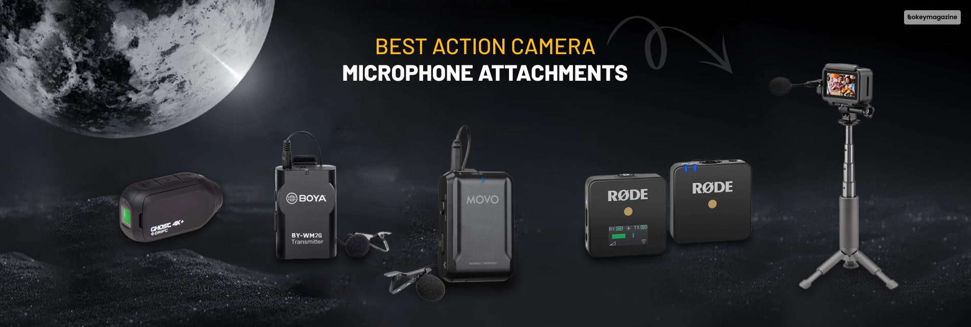 action camera microphone attachment