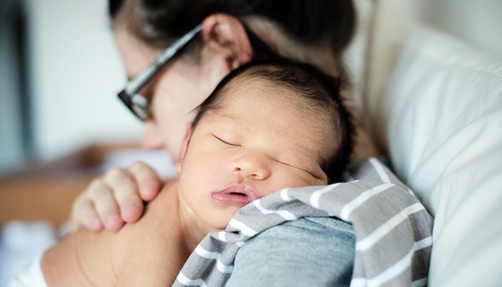 Burping A Sleeping Baby